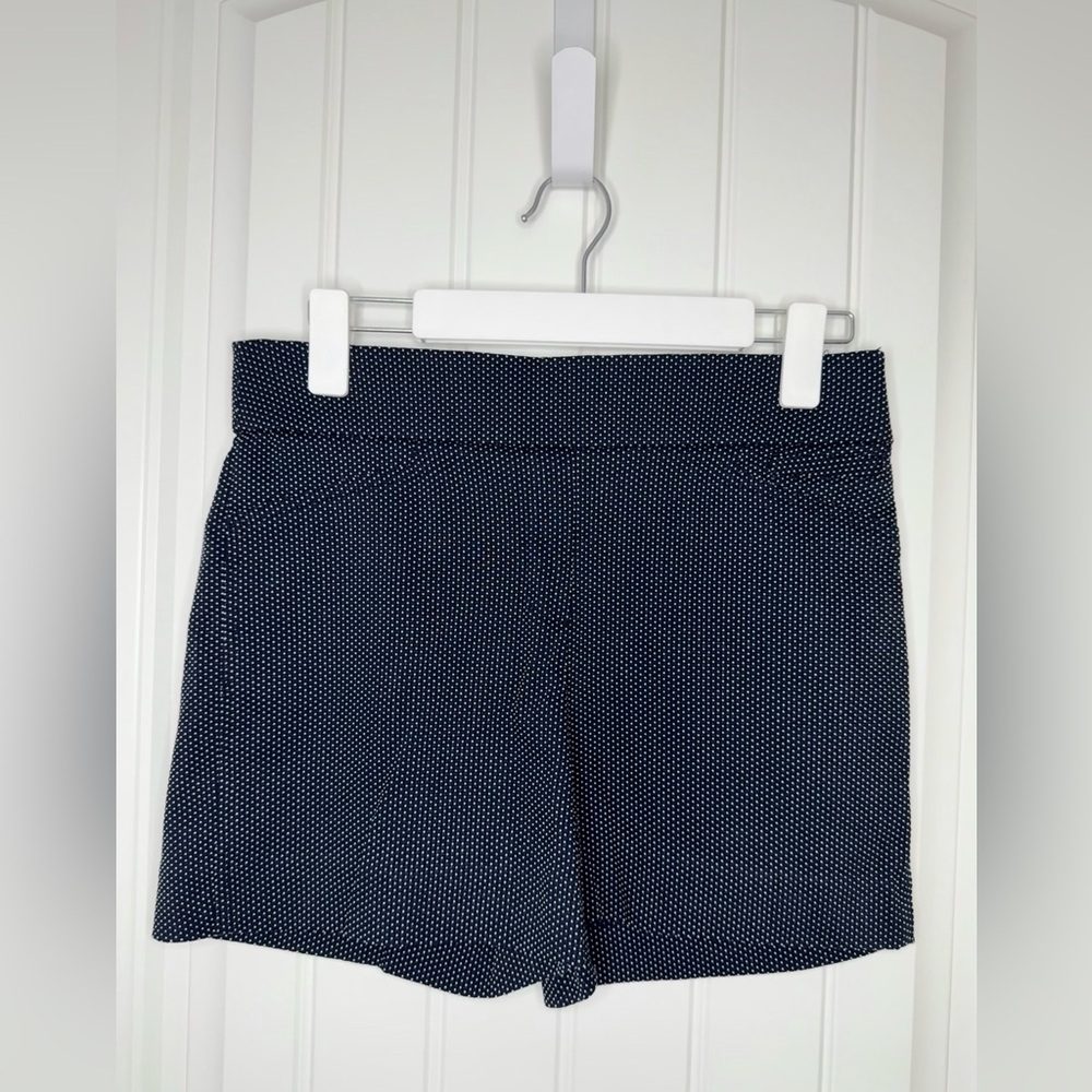 Anne Klein Polka Dot Shorts - Navy & White